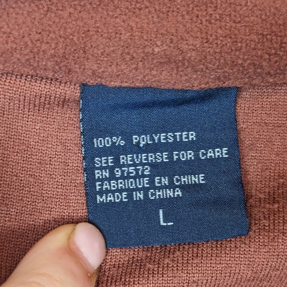 Michigan Outline Women’s Quarter-Zip Fleece Pullover 🍂 Size L - Picture 3 of 7